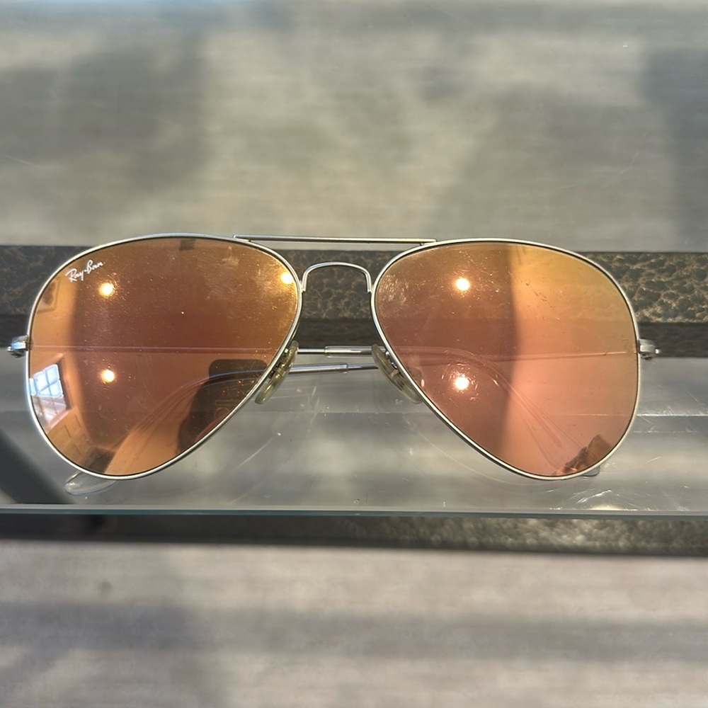 Pink gradient Ray Bans
